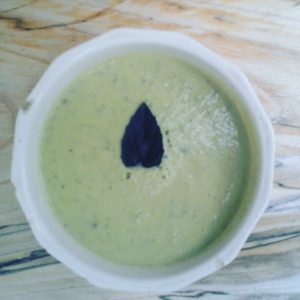 zucchini basil soup