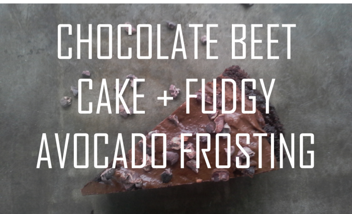 Chocolate Beet Cake with Fudgy Avocado Frosting-JenniHulburt.com