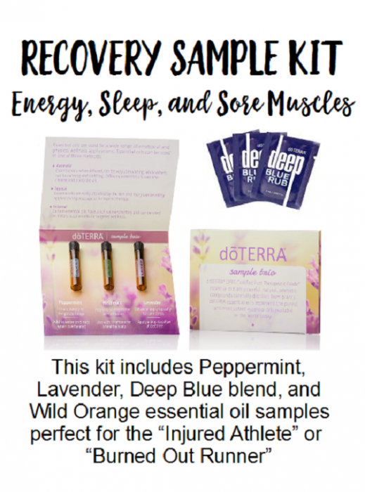 essential oil sample kit runner recovery